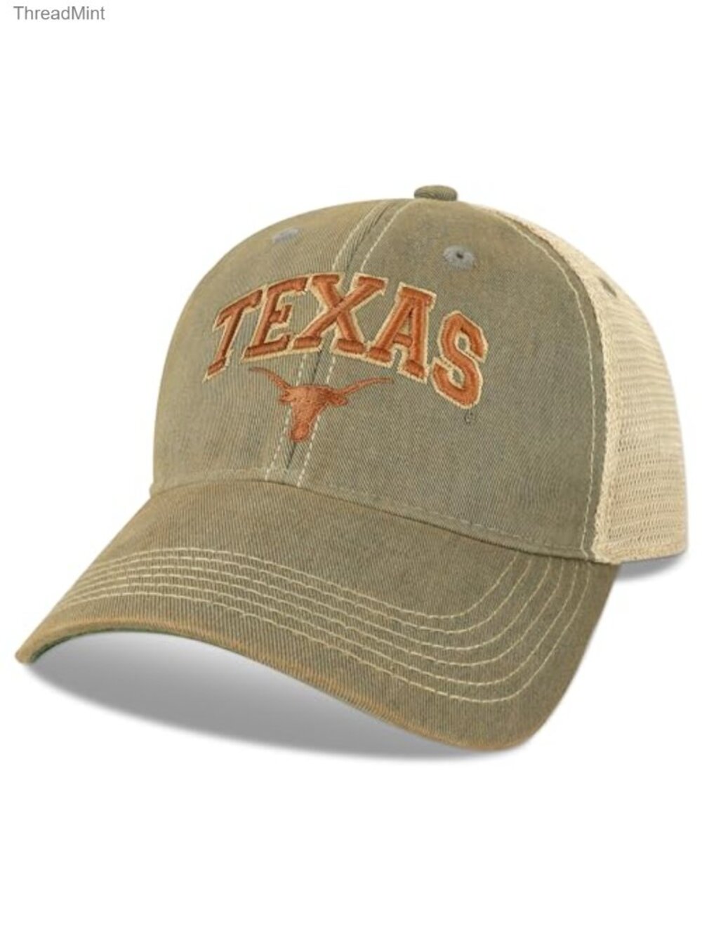 NCAA Texas Longhorns Baseball Cap Snapback Adjustable Washed Cotton Twill
